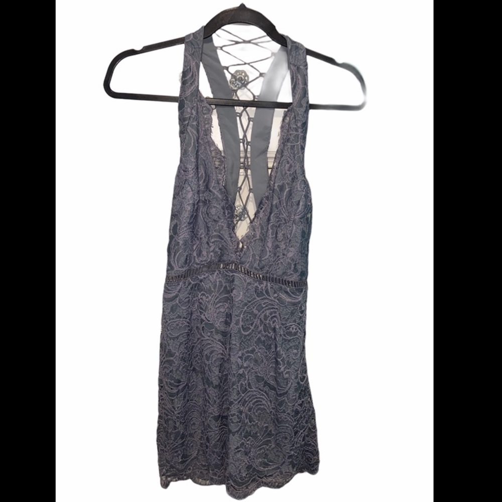 NWT TOBI Lace Halter Dress